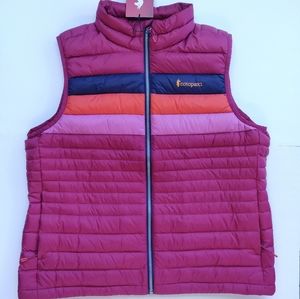 Cotopaxi Fuego Down Women’s Puffer Vest Size XL Brand New NWT Raspberry 800-fill